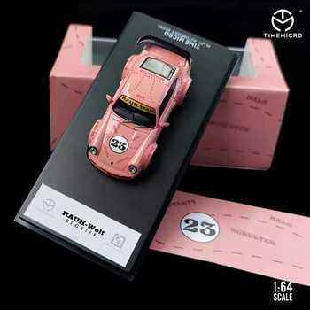 Čas Micro x TAK 1:64 RWB 964 Ružová Ošípaných #23 Diecast Model Auta