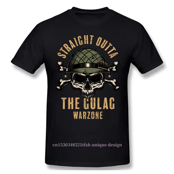 Gulag Warzone Klasické Anime Šaty Dizajn COD Black Ops Studenej Vojny Dobrodružné Hry Bavlna Camiseta Muži T-Shirt