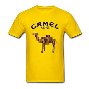 Zodpovedajúce Oblečenie Pre Priateľ Camel Tričko Big Veľkosť Krátky Rukáv Vlastné pánske T-shirt Lete Vintage Bavlna Muži košele