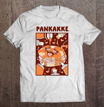 Pankakke - T, Tričko Ecchi Potravín Hentai Zábavné Tortu - Cupkakke Zápas Anime Anime T-Shirt Estetické Oblečenie Kovov