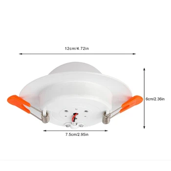 9W UFO RGB WiFi Smart LED Downlight Krytý Obývacia Izba Kompatibilné Amazon Alexa Domovská stránka Google App kontrolované