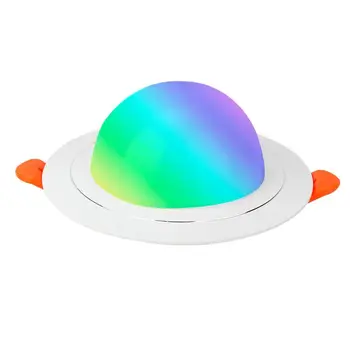 9W UFO RGB WiFi Smart LED Downlight Krytý Obývacia Izba Kompatibilné Amazon Alexa Domovská stránka Google App kontrolované