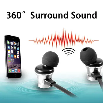 XT11 Bezdrôtové Bluetooth Stereo Slúchadlá Športové Slúchadlá Bezdrôtové Magnetické in-ear Headset s Mikrofónom Hands-free Pre IPhone 7 Samsung