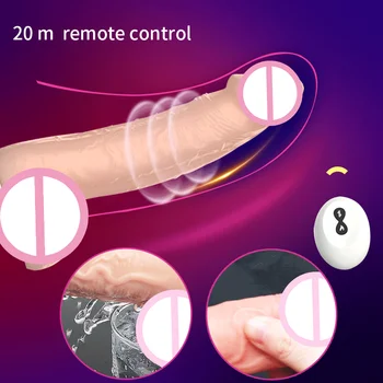 Automatické Sex Stroj Teleskopická Dildo Rotačný Vibrátor Realistické Dildo Tlačením G Mieste Análny Masturbator Sexuálne Hračky pre Ženy