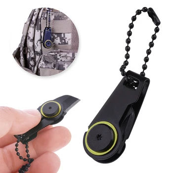Top Kvalita Mini Zips Nôž Utility Nôž Vonkajšie Prežitie Gadget Keychain Prívesok Vreckový Nôž Multi Nástroje Camping Výstrojom