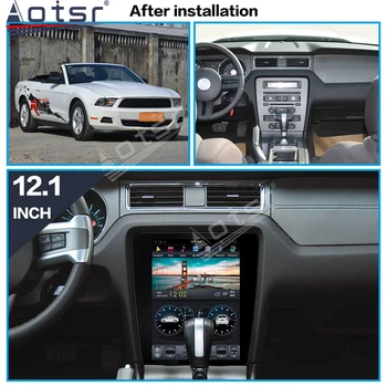 Pre Ford Mustang 2010 2011 2012 2013 Android Rádio Multimediálne Auto Kazetový Rekordér Stereo Prehrávač Tesla GPS Navi Vedúci Jednotky