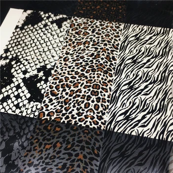 85 Vzory Mramoru Fólie pretlačovacie Papiere Leopard Tlač Nail Art Fólie Zábal Jazdca Nálepky na Nechty Umenie Dekorácie Had Obtlačky