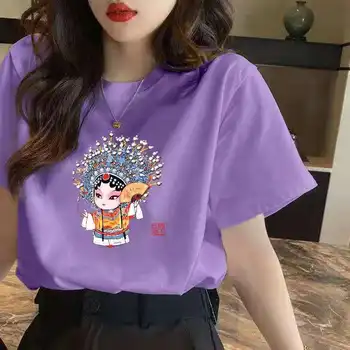 Kawaii Letné Oblečenie Pre Nadrozmerné Harajuku T Shirt Ženy Manga Donna Abbigliamento Goth Playeras Mujer Ružové Tričká Krátky Rukáv