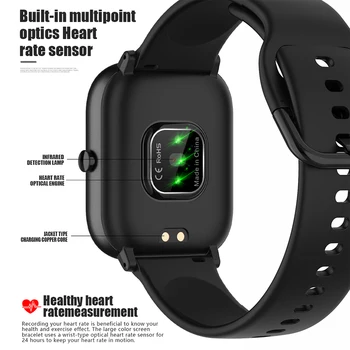 2021 P8SE 1,4 Palca Smartwatch Mužov plne Dotykový Multi-Sport Mode With Smart Hodinky Ženy Tepovej frekvencie Pre iOS a Android