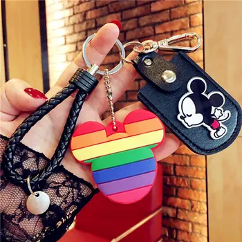 Disney Mickey Keychain Tvorivé Malý Darček Hračky Pre Dievčatá Módne Minnie Prívesok Na Ženy Prívesok Keyring Hračky Keychain Príslušenstvo