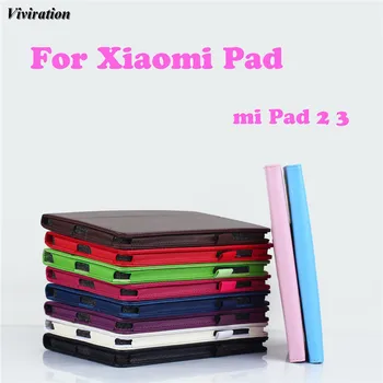 Nový Príchod Móde Litchi Folio Flip Cover obal Pre Xiao MiPad 2 MiPad 3 7.9 Palcový Tablet PC Smart Cover Magnetický Držiak Prípade