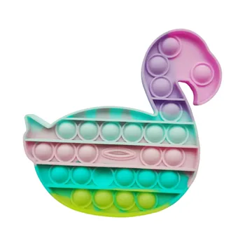 Rainbow Push Bublina Fidget Zmyslové Hračka pre Autisim Špeciálnymi Potrebami Anti-stres Hra odbúranie Stresu Rozmliaždeniu Fidget Hračky pre Deti