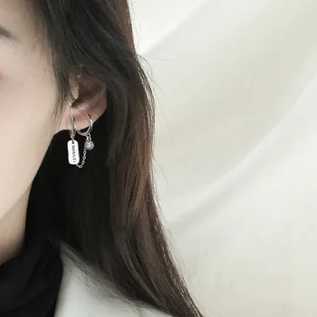 1PC kórejský Klasické Elegantné Hoop Náušnice Pre Ženy Módne Retro Dlho Medi Kovové Náušnice Frmale Svadobné Party Šperky 2021