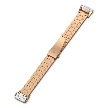 Kovové Nastaviteľné Watchband Zápästie Stredne Mäkkosť Pohodlné na Nosenie pre Samsung Galaxy Fit SM-R370 Smartwatch