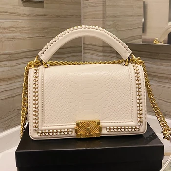 2021 Luxusný Dizajn kožená Taška Lingge Gold Label Ležérne Módne Ženy Taška cez Rameno Vysokej Kvality Originálny program Messenger Taška сумка
