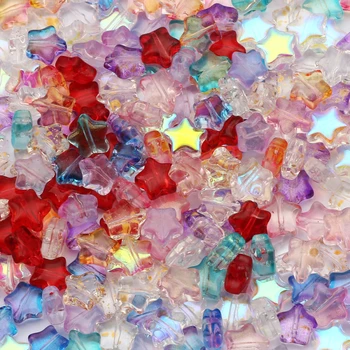 20pcs/množstvo 8 mm Multicolor Crystal Star Korálky českého Skla Voľné Dištančné Korálky pre Šperky, Náhrdelníky, Takže Náramok Diy Príslušenstvo