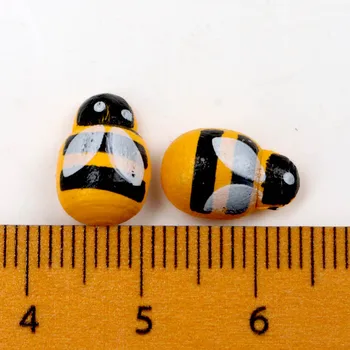 Zmiešané Bee Samolepiace Remesiel Flatback Cabochon Dekorácie Pre Scrapbooking Roztomilý DIY Príslušenstvo 13mm 50pcs