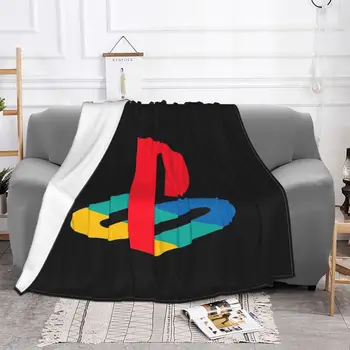 Playstation 1 Deka prehoz cez posteľ Koberčeky Shiba Inu Prikrývok Na Pohovky Žien Hoodie