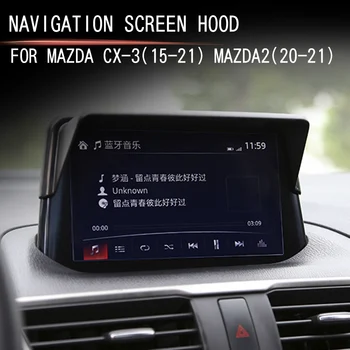 Platné pre Mazda CX-3 (-2021) Mazda 2 (2020-2021) navigačnej obrazovke kryt dekorácie interiéru