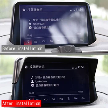 Platné pre Mazda CX-3 (-2021) Mazda 2 (2020-2021) navigačnej obrazovke kryt dekorácie interiéru