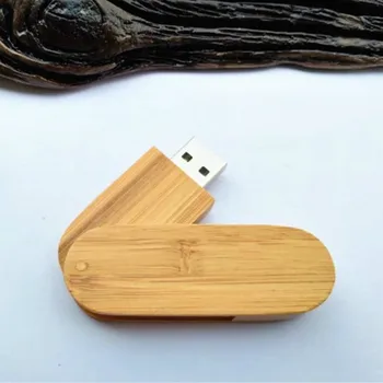 Logo Prispôsobiť Drevené Rotujúce usb flash disk prírodného dreva pendrives 4 gb 8 gb 32 gb u disku 16 gb creativo Darčeky reálne možnosti