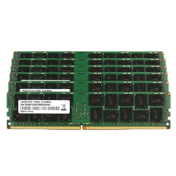 JINGSHA DDR4 ECC REG Pamäť 4 GB 8 GB 16 GB 32 GB RAM 2133MHZ 2400MHZ Server Pamäte Podpora X99 Doske A X99dual základná Doska