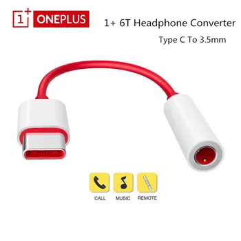 USB-C Music Converter Kábel 6T 7 Pro usb Typu C Na 3,5 mm Slúchadlá Adaptér Aux Audio Pre jeden plus 1+ 7T 7T Pro 3 3T 5 5T