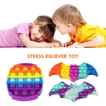 Non-jedovaté, Silikónové Hračky pre Deti, Stres Odľahčovacia Hračky Anti-Stres Prebiť Push Bublina Zmyslové Hračky pre Deti