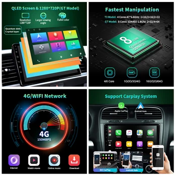 Android autorádia Autoradio pre Ford Focus 3 Mk 3 2011-Navigácie GPS Multimediálne Video Prehrávač DTS Volant 4G 2din