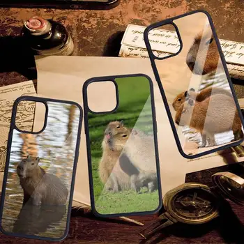 Capybara roztomilý zvierat Telefón Prípade PC Pre iPhone 11 12 pro XS MAX 8 7 6 6 Plus X 5S SE 2020 XR