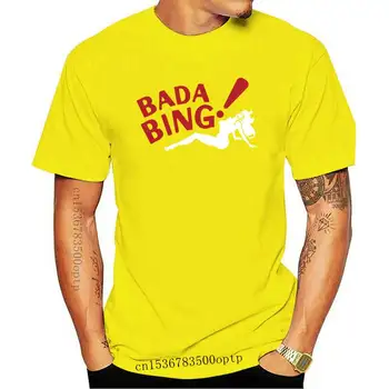 Dospelých Black talianskej Mafie Dráma Tv Zobraziť Sopranistky Bada Bing Muži T-Tričko Tee T-Shirt Letné Novinky, Cartoon T Shirt sbz3501