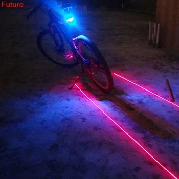 2021 Nový Produkt LED Požičovňa Svetlo zadné Svetlo Laser, Baterka Cyklistické Doplnky