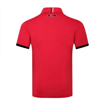 Golf nosiť pánske krátke rukáv outdoorové športy rýchle sušenie oblečenia priedušná pot wicking T-shirt golf top bežné polo tričko
