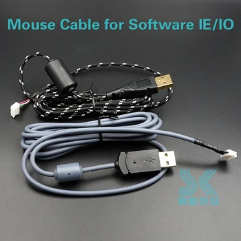 Kábel myši Pre Microsoft IO1.1 IE3.0 Červené Shark Myši Opraviť Kábel, Náhradný drôt Poslať Nohy Vložiť korčule