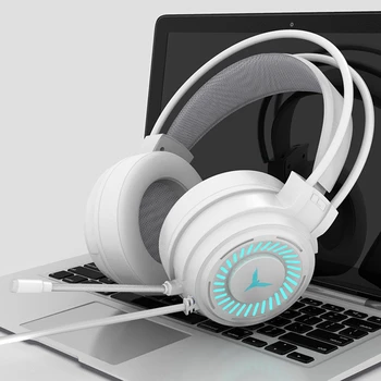 3,5 mm Herné Headset Slúchadlá Priestorový Zvuk Stereo Káblové Slúchadlá pre PC, Notebook s Mikrofónom