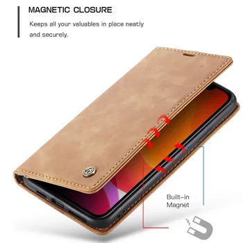 5 farieb Luxusný Magnetická Peňaženky Kože Flip puzdro Pre iphone 11 Pro X XR XS Max 8 7 6 6 Plus Shockproof 360 Úplné Pokrytie Pár