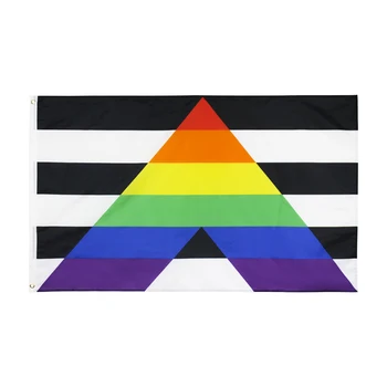 90x150cm lesbičiek, homosexuálov Dúhový Pride Gay Rovno Spojenca Vlajka