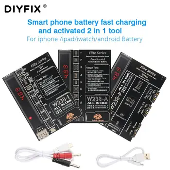 DIYFIX Batéria, Rýchle Nabíjanie Aktivácia Rada Pre iPhone 11/8/XS iPad iWatch Android Skúšobné Zariadenie SmartPhone Oprava ručného Náradia