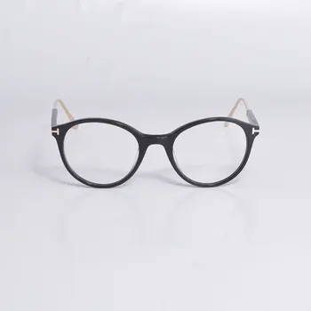 Tom Pre Človeka Optické Okuliare Rámy Forde Cat Eye Acetát Ženy Čítanie Krátkozrakosť, Predpis Okuliarov TF5485 S puzdrom