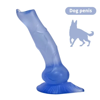 Pes Dildo Simulácia Penis Dospelých Produkty Silné Prísavky G-Spot Vaginálne Stimulátor Žena Masáž, Masturbácia, Sexuálne Hračky pre Ženy