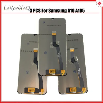 3 Kus/veľa Originálnych A10 LCD Samsung A10 A105 A105F LCD Displej Screen dotknite sa položky Digitalizátorom. Montáž A10 OLED LCD