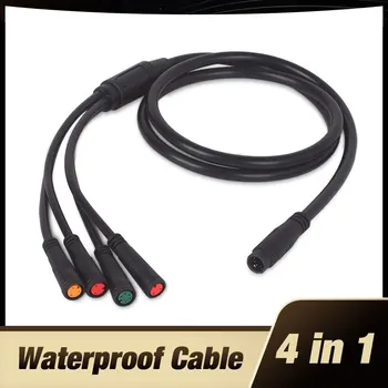 Julet 1 až 4 hlavný kábel Vodotesný kábel pre elektrické kolo