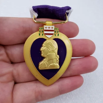 U.S. Army Medal of Honor Vojny Rany fialové Fialové Srdce Medaila Odznak Kópiu Medaila