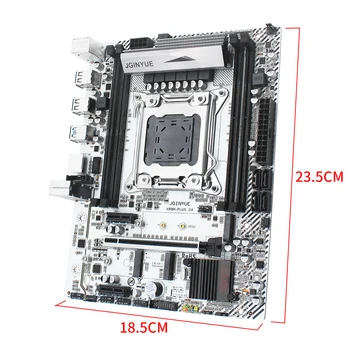 X99 doske LGA 2011-3 set kit s procesorom Intel core I7-6800K procesor DDR4 16GB(2*8GB) 2666mhz pamäte RAM, M-ATX X99M PLUS D4