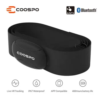 CooSpo H8 Hrudníka Srdcového tepu v Reálnom Čase Bluetooth 5.0 HRM Ant + Outdoorové Športy, Beh na Bicykli Pre Wahoo Strava Garmin