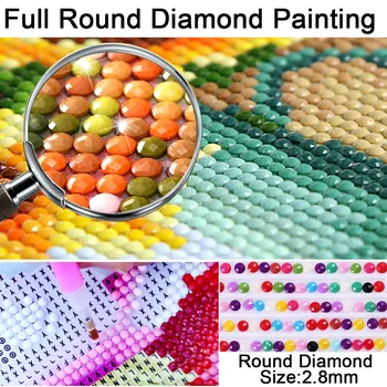 5D DIY Kolo Diamond Maľovanie Slnečnice Plné Námestie Diamond Výšivky, Kvetinové Cross Stitch Auta Kamienky Mozaiky Domova
