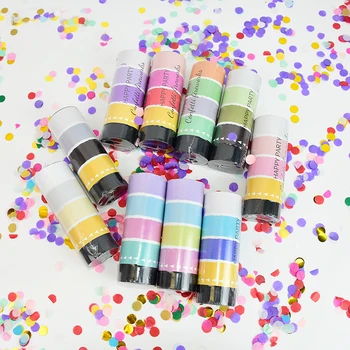 Papierové Konfety Poppers Delá Ručné Ohňostroje pre Svadobné Happy Birthday Mini Kolo Konfety Rodovej Odhaliť Party Dekorácie