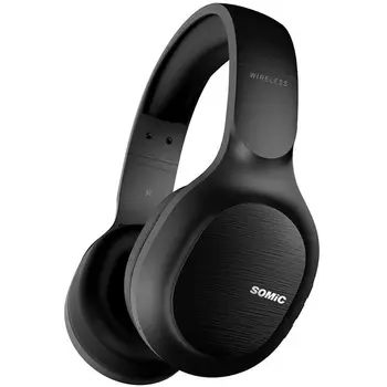 SOMiC Bluetooth Slúchadlá Bezdrôtové CVC8.0 Redukcia Šumu Hi-Res Certifikované Zvuk Headset Pohodlné na Nosenie s HI-FI Stereo