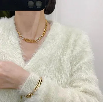 Luxusné Šperky Designer Kus Reťazca Choker Náhrdelníky, Náramky Pre Ženy Lady Hot Značky Módne Doplnky, Party Darček