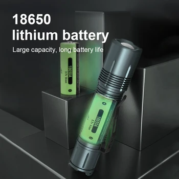 XHP50 LED Baterka 18650 Multifunkčné Taktické Svetlo USB Nabíjateľné Baterky Zoom Svetlé Práce Lampa High Power Led baterky